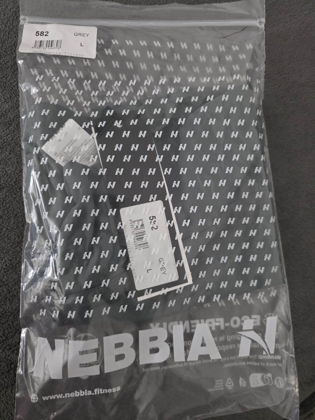 Tops: NEBBIA TOP UND KURZE HOSE FARB GREY L – Neu und originalverpackt aus Reitnau von cuorematto01 4
