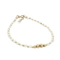 Silberarmband mit Barock Perlen