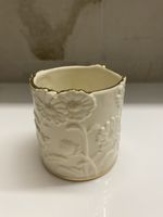 Daisy Spring Votive Candle Holder 24K Gold Trimmed Floral
