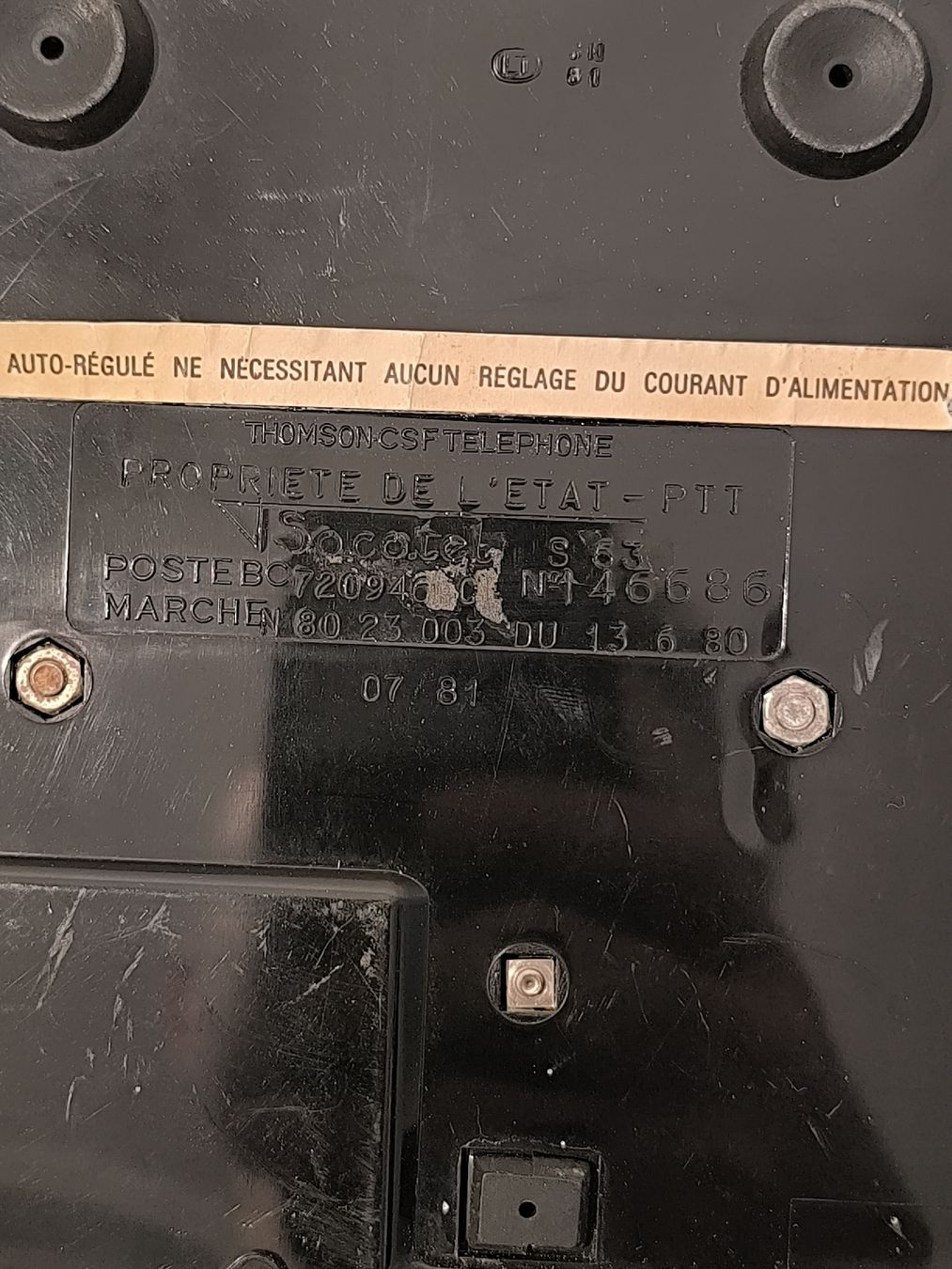 Telefoni: Téléphone vintage Thomson 1981 beige – Usato da La Chaux-de-Fonds venduto da lolmaker1007 2