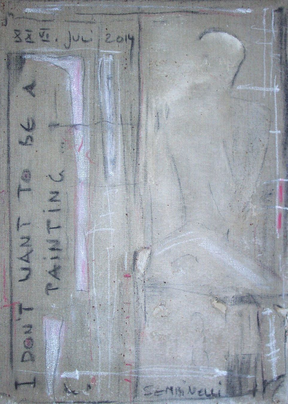 Tableaux: Stephan Sembinelli / Original / 70 × 50 cm / Mischtechnik – Neuf (Voir description) à Welschenrohr par StarRecordsGmbH