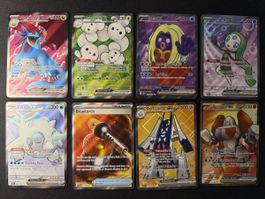 8 Pokémon Karten Set ex Karten guter Zustand gesammelt