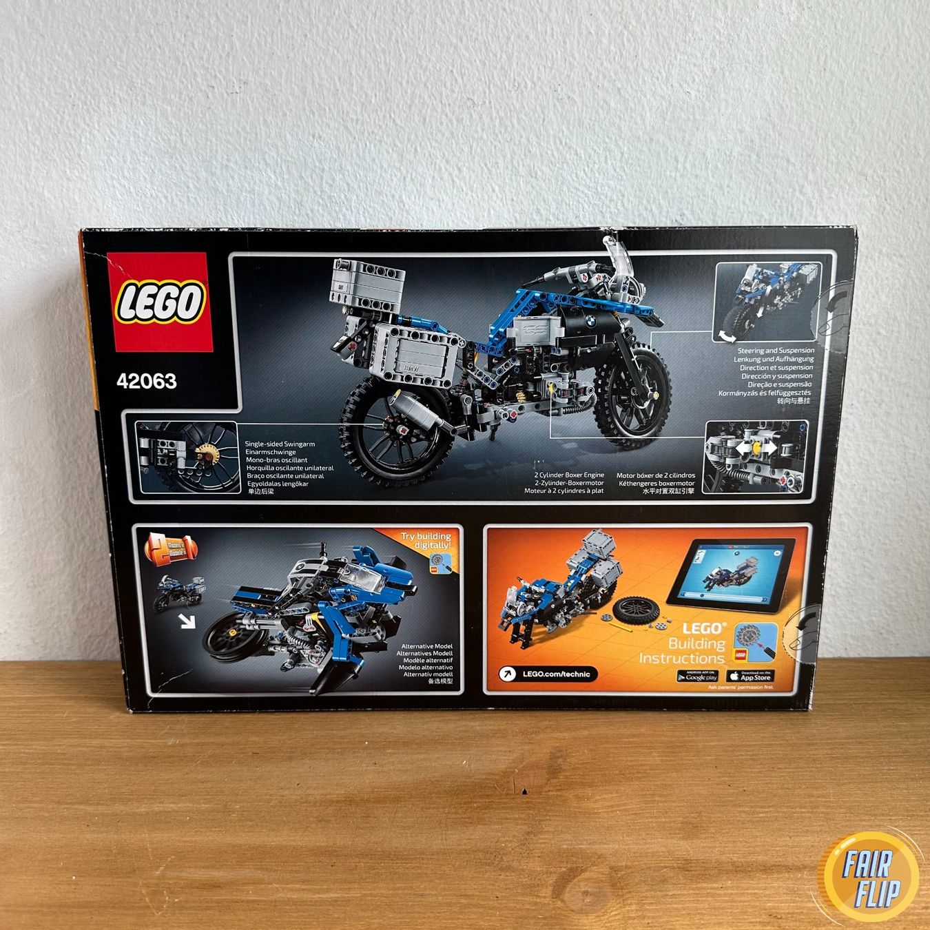 LEGO Technic 42063 BMW R 1200 GS Adventure (Neu und originalverpackt ...