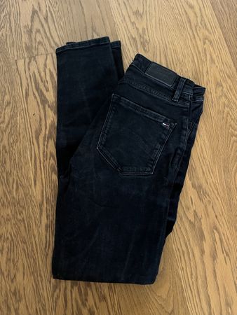 Tommy Hilfiger schwarze Jeans high rise skinny 27 30