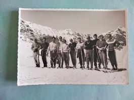 OW Melchsee Frutt Skifahrer 1957 Wintersport