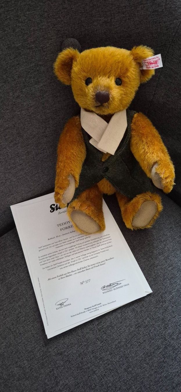 Steiff Giocattoli: Steiff Bear Forrest, unbespielt – Usato da Lenzburg venduto da friedi5