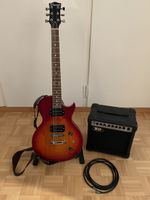 Firewood E-Gitarre mit Verstärker - Top Zustand