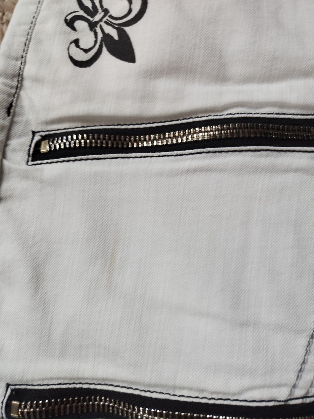 Jeans: KINGZ Jeans mit Reissverschlüssen, Grösse 33 – Usato da Mumpf venduto da Roxy_Piercing 2