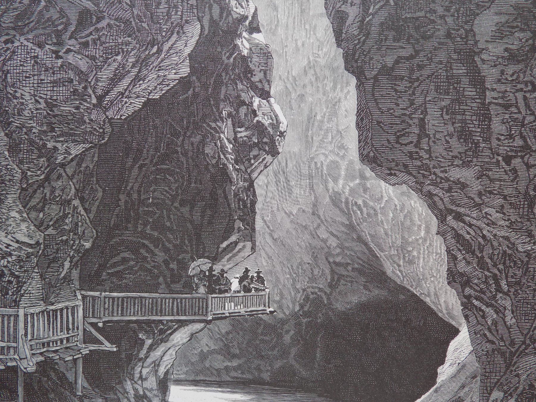 Incisioni: Trient Schlucht im Wallis – Usato da Risch venduto da Rischli15 5