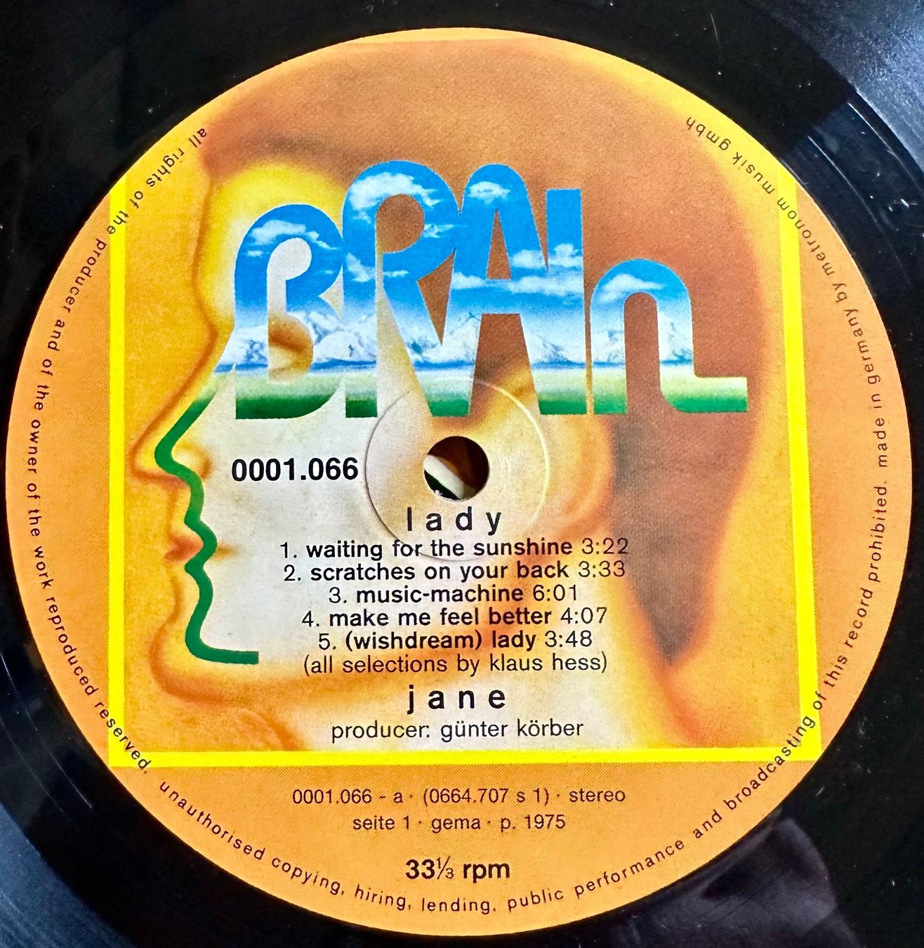 Dischi in vinile: Jane - Lady // LP: VG+; Sleeve: VG – Usato da Zürich venduto da saltbee 3