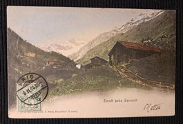 ZMUTT PRES ZERMATT - TOP STEMPEL BRIG 1904