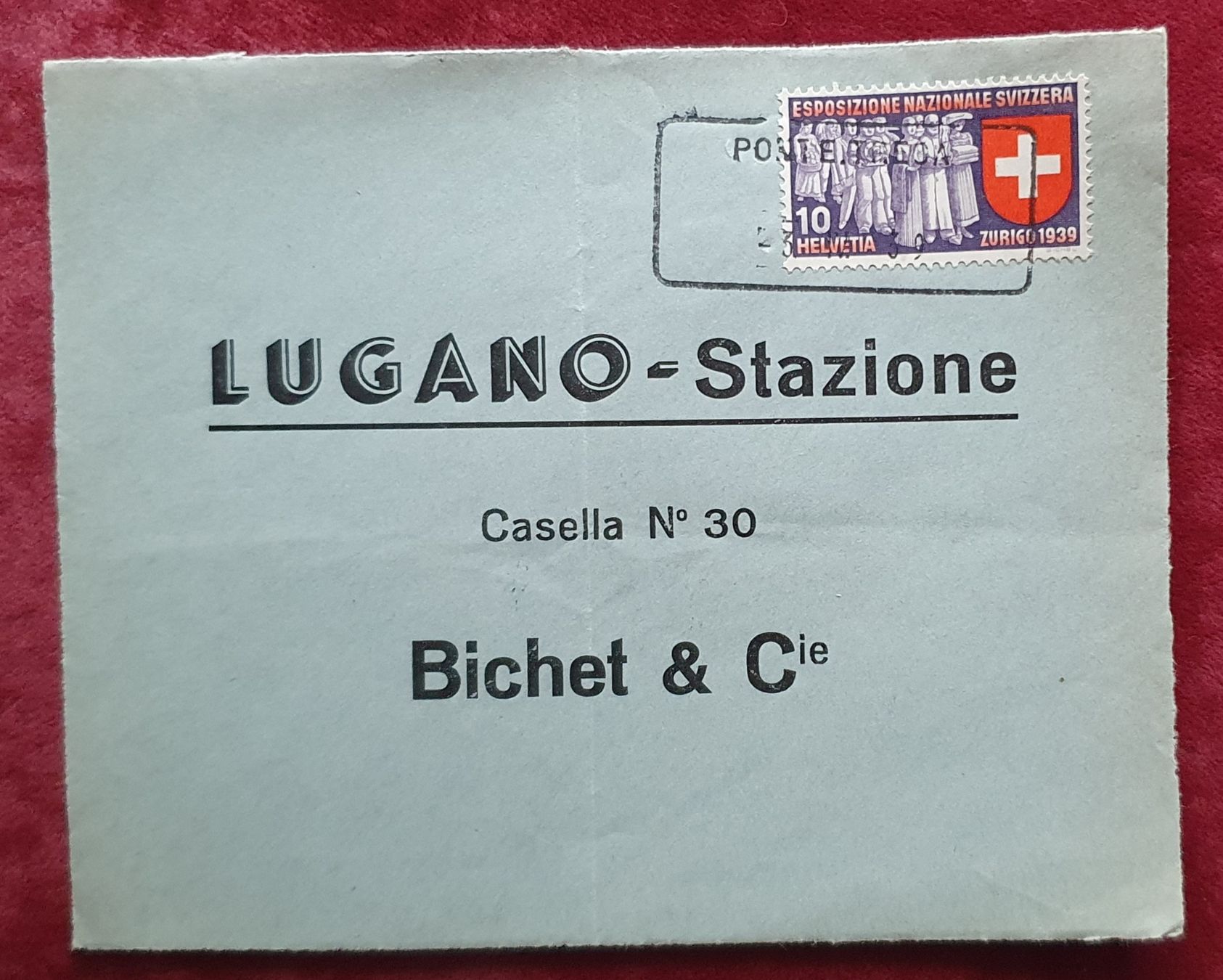 Tutti i francobolli: 4 Aushilfsstempel Kt.Tessin – Usato da Kreuzlingen venduto da Rschweiz1 3