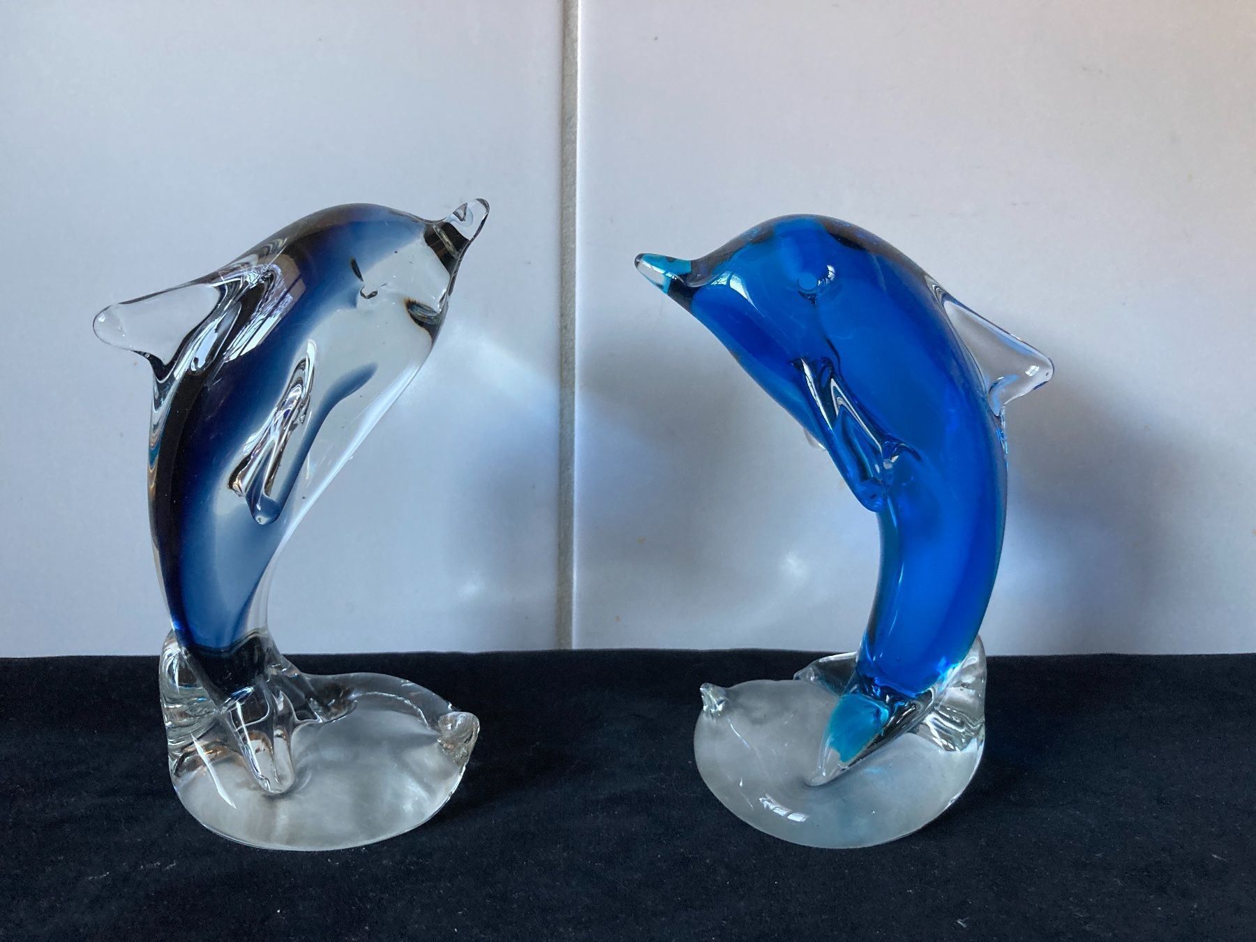 Statuette: 2 Delfine aus Glas – Usato da Zürich venduto da Chaeffeler