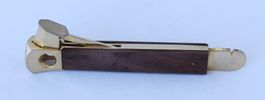 Vintage Zigarrenabschneider Donatus Solingen Holz V-Schnitt