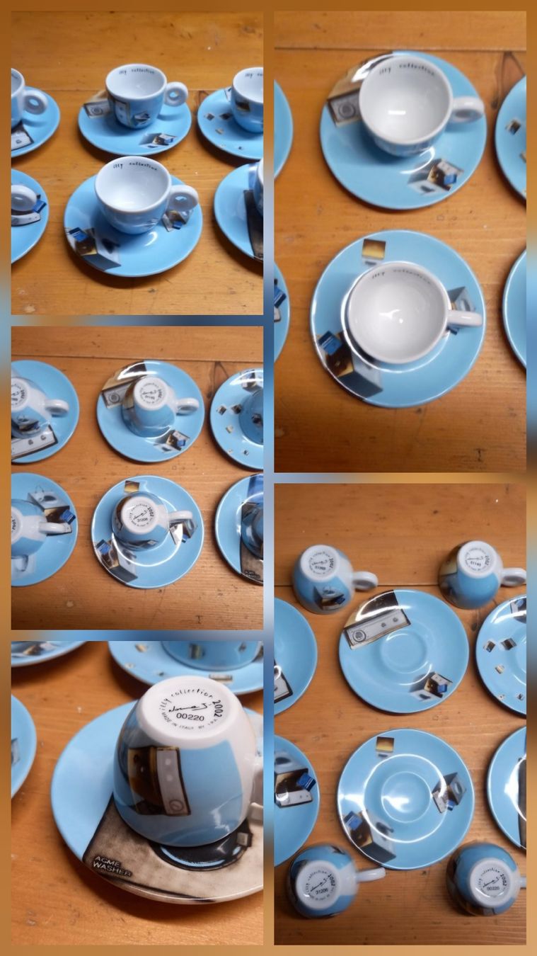 Illy Tazze: 9 Set - Illy Collection Kaffeetassen Sammlung – Usato da Meierskappel venduto da stadlin87 4