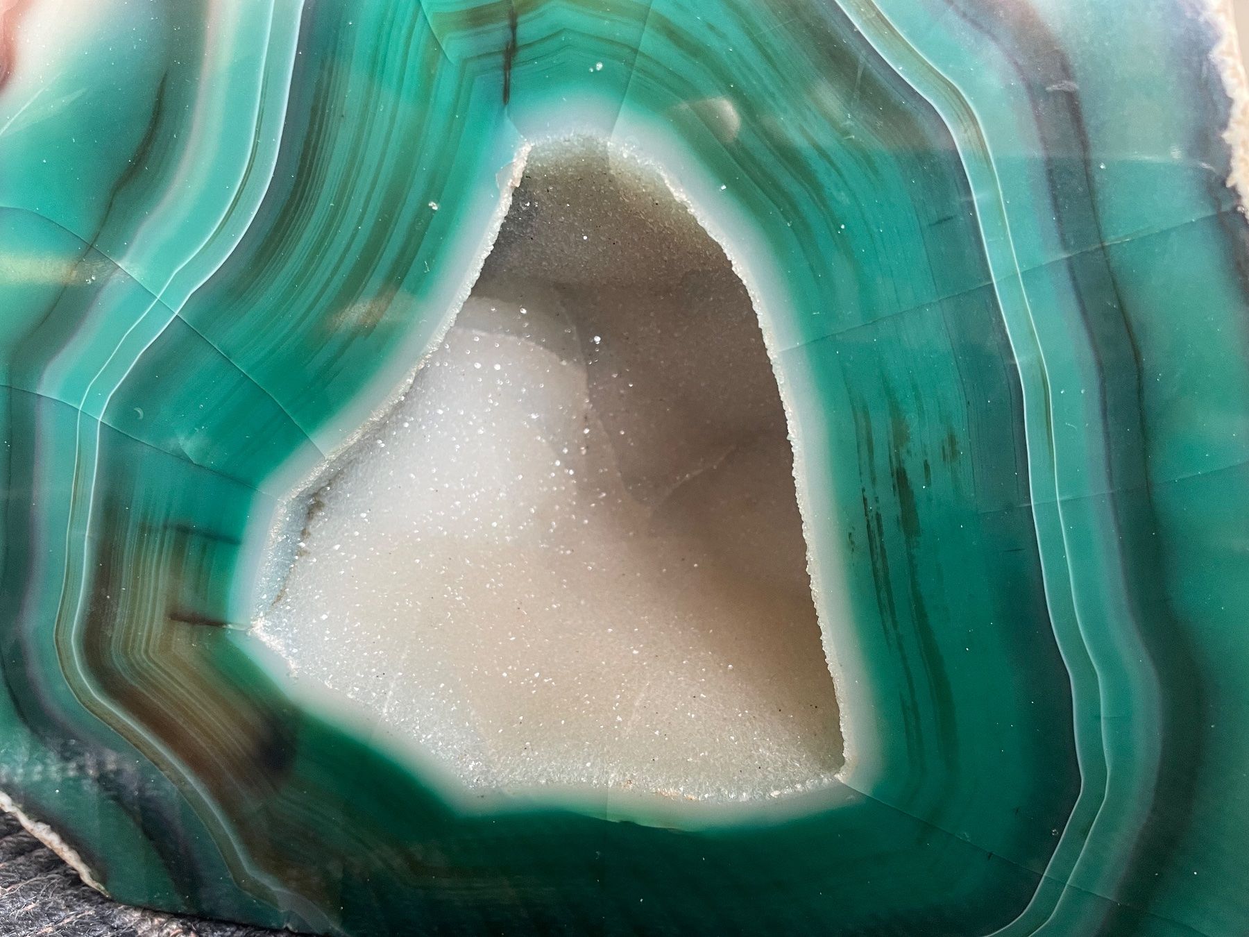 Minerali & Pietre curative: ACHATGEODE - GRÜN – Usato da Egg b. Zürich venduto da underworld 1