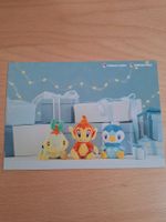 Piplup Chimchar Turtwig Pokemon Center Karte