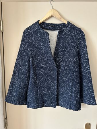 ODEEH Damen Jacke Gr. 38, Blau/Weiss - Top Zustand! (53)