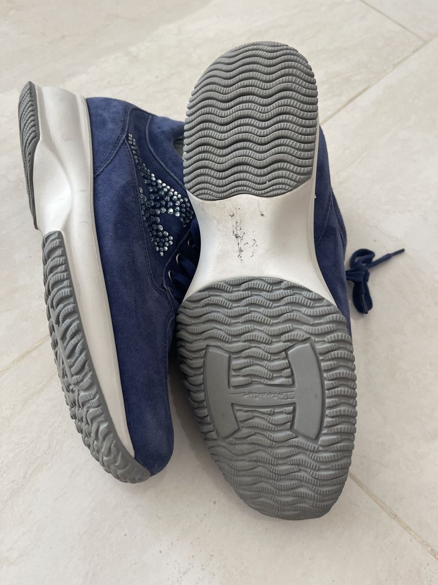 Hogan Scarpe da donna: Hogans Sneakers Wildleder Gr. 38 blau – Usato da Weisslingen venduto da Spiegelbild0 2