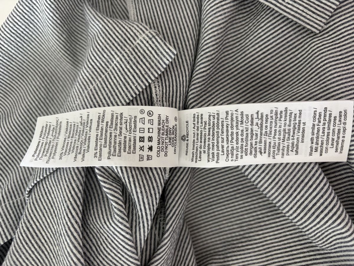 Only Vestiti: Robe chemise à rayures / Gestreiftes Hemdkleid - Only - 40 – Nuovo (secondo la descrizione) da Thalwil venduto da Salome89CH 6