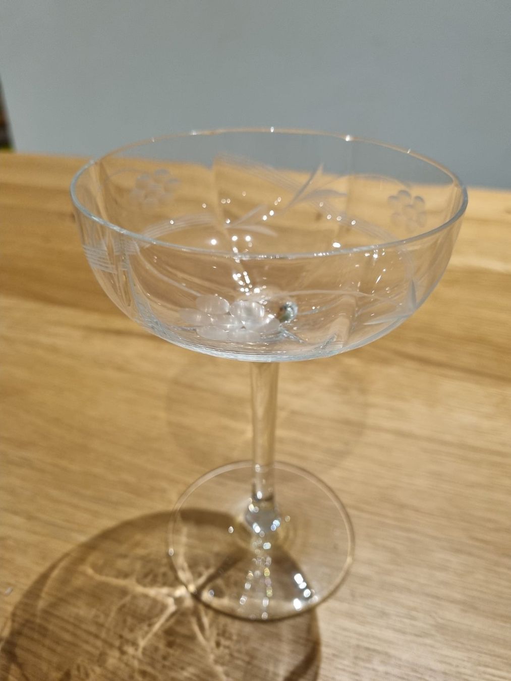 Bicchieri: coupe à champagne, cristal – Usato da Cheyres venduto da maca2009
