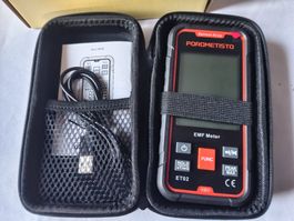 POROMETISTO ET02 EMF Messgerät 3-in-1 EF/MF/RF mit Koffer
