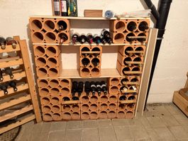 12 Weinregale aus Tonziegeln, gebraucht
