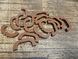 lego 6183 lot de 16 pièces Reddish Brown Arch 1 x 6 x 2