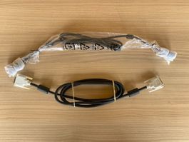 PC Monitor Kabel DVI + VGA Bildschirm-Kabel Set mit 2 Stück