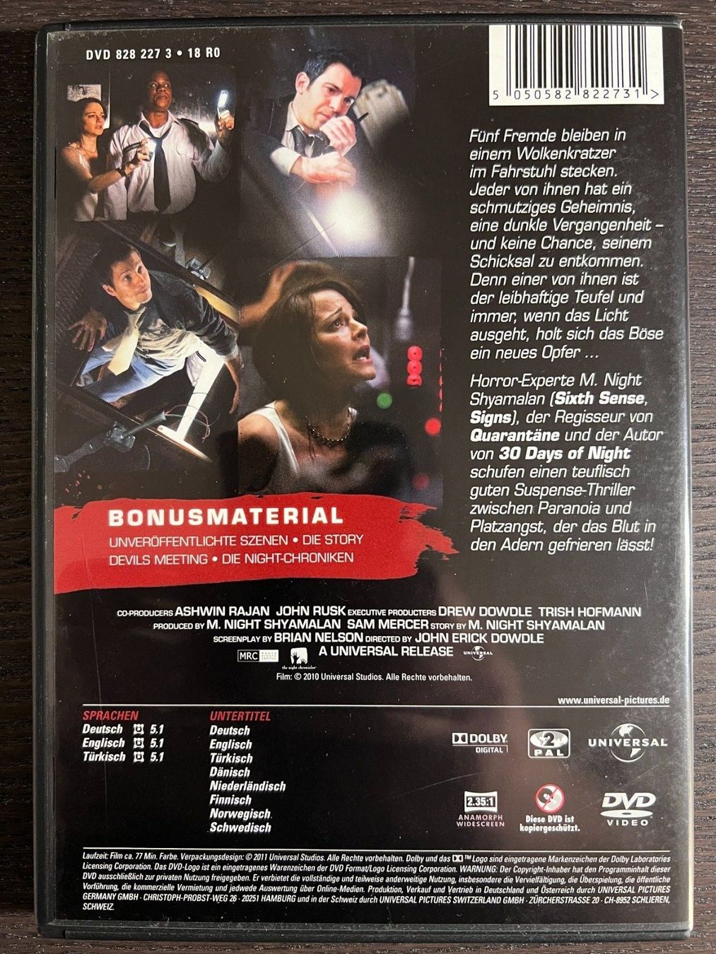 Alle DVDs: Devil – Gebraucht aus Zürich von FilmFreunde 1