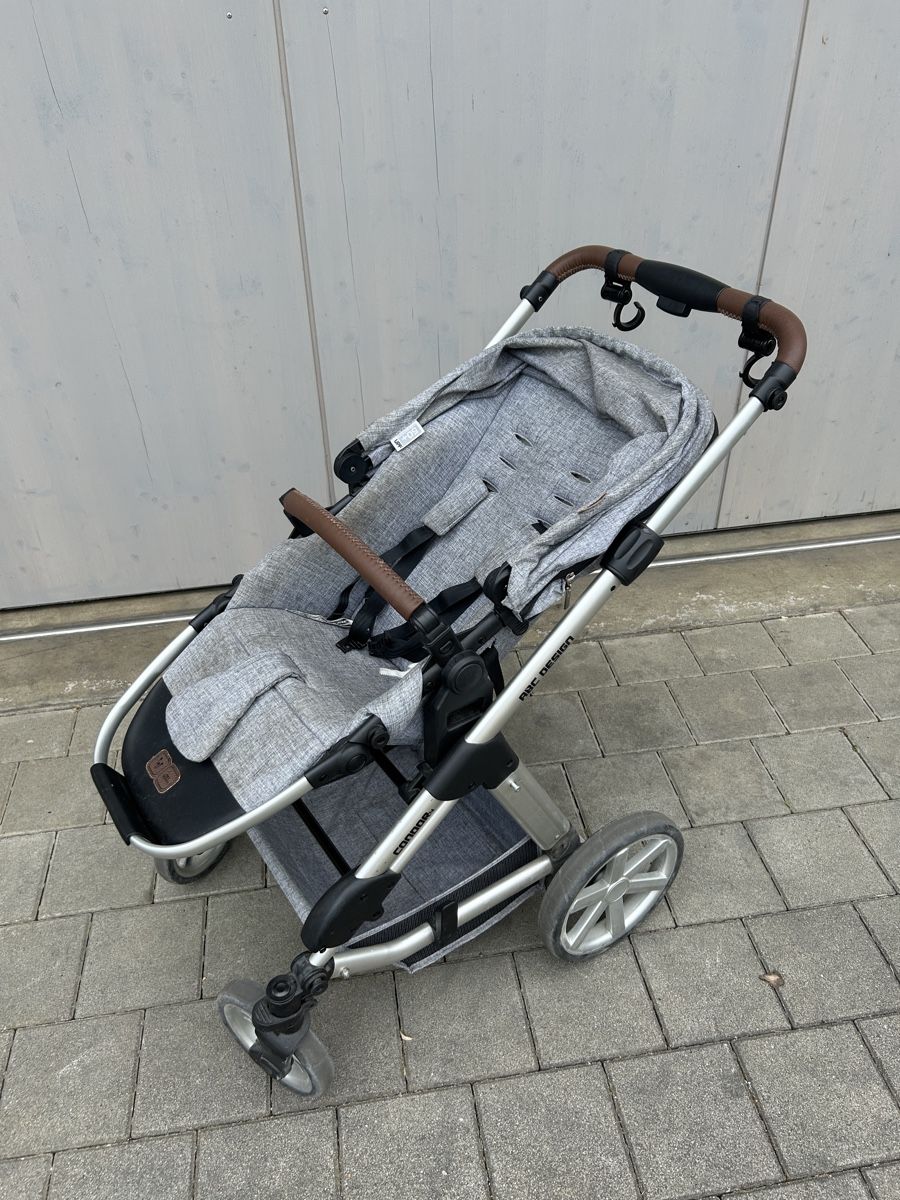 ABC Design Carrozzine: ABC Design Kinderwagen mit Babywanne grau – Usato da Grellingen venduto da schwinger82 4