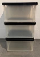 3x ROTHO Aufbewahrungsboxen mit Deckel - 39 x 29 x 22 cm