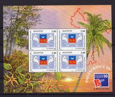 R5057  /  MAYOTTE 1999 bloc n° 1 XX