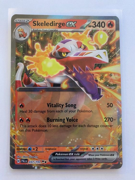 Pokémon - Skeledirge ex 258/193 - Paldea Evolved - Special Illustration Rare