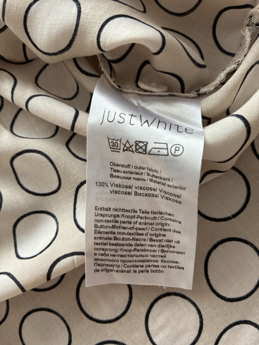 Camicette: Schicke Longbluse von JUST WHITE, Gr. 40 – Usato da Zürich venduto da manyd 3