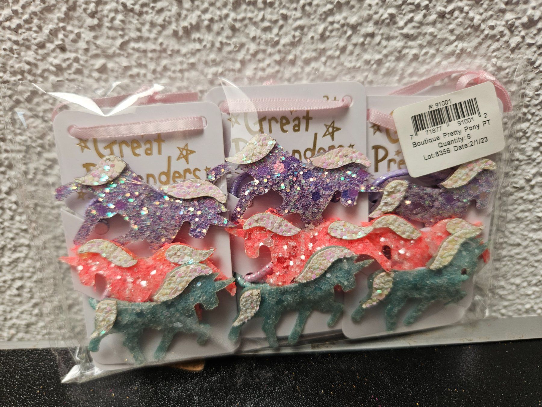 Accessori per capelli: Neu - Haarclip Einhorn 6 Stk. – Nuovo e nell'imballaggio originale da Dagmersellen venduto da J_RP_Dagmersellen 1
