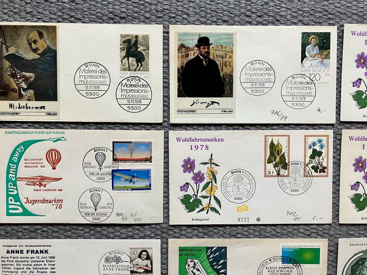 Tutti i francobolli: Deutschland - 32 FDC 1978-90 – Usato da Nesslau venduto da andi_hon 1
