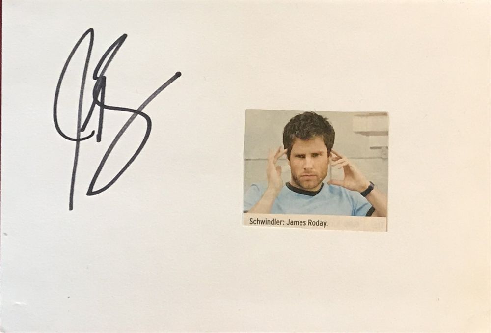 James Roday Psych Autogramm signiert Karte m.Bild 10x15cm (Gebraucht ...
