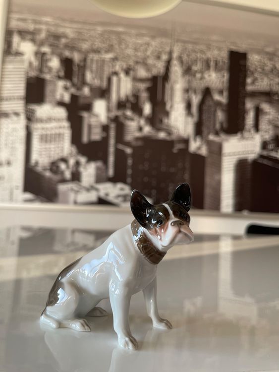 Rosenthal Französische Bulldogge-Figur Art Deco Porzellan