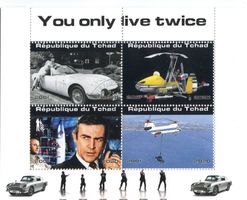 Block "James Bond. Sean Connery". Tschad
