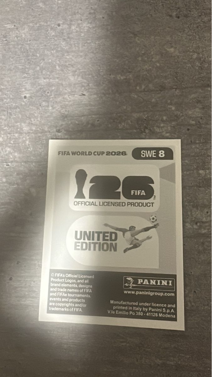 Panini Carte collezionabili: SWE 8 , FIFA WORLD CUP 2026 PANINI  – Nuovo (secondo la descrizione) da Frauenfeld venduto da 1PegPeg1 1