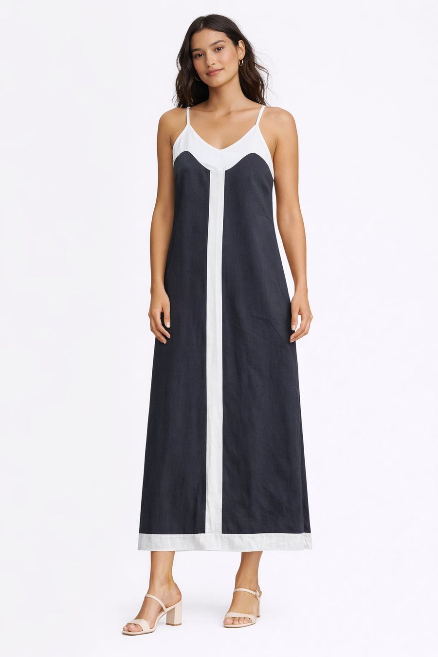 Vestiti: Maxi Kleid 100% Baumwolle Gr : M / L – Nuovo (secondo la descrizione) da Meilen venduto da MaisonSelect 3