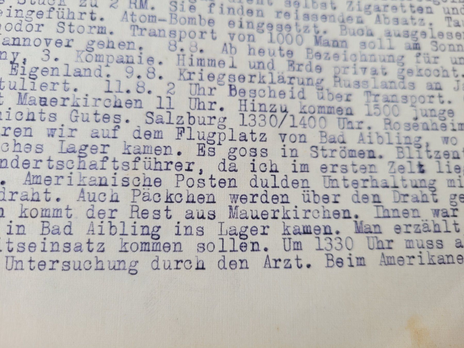 Armi bianche: Wehrmacht Tagebuch Papiere – Usato da Kriens venduto da KTP 6