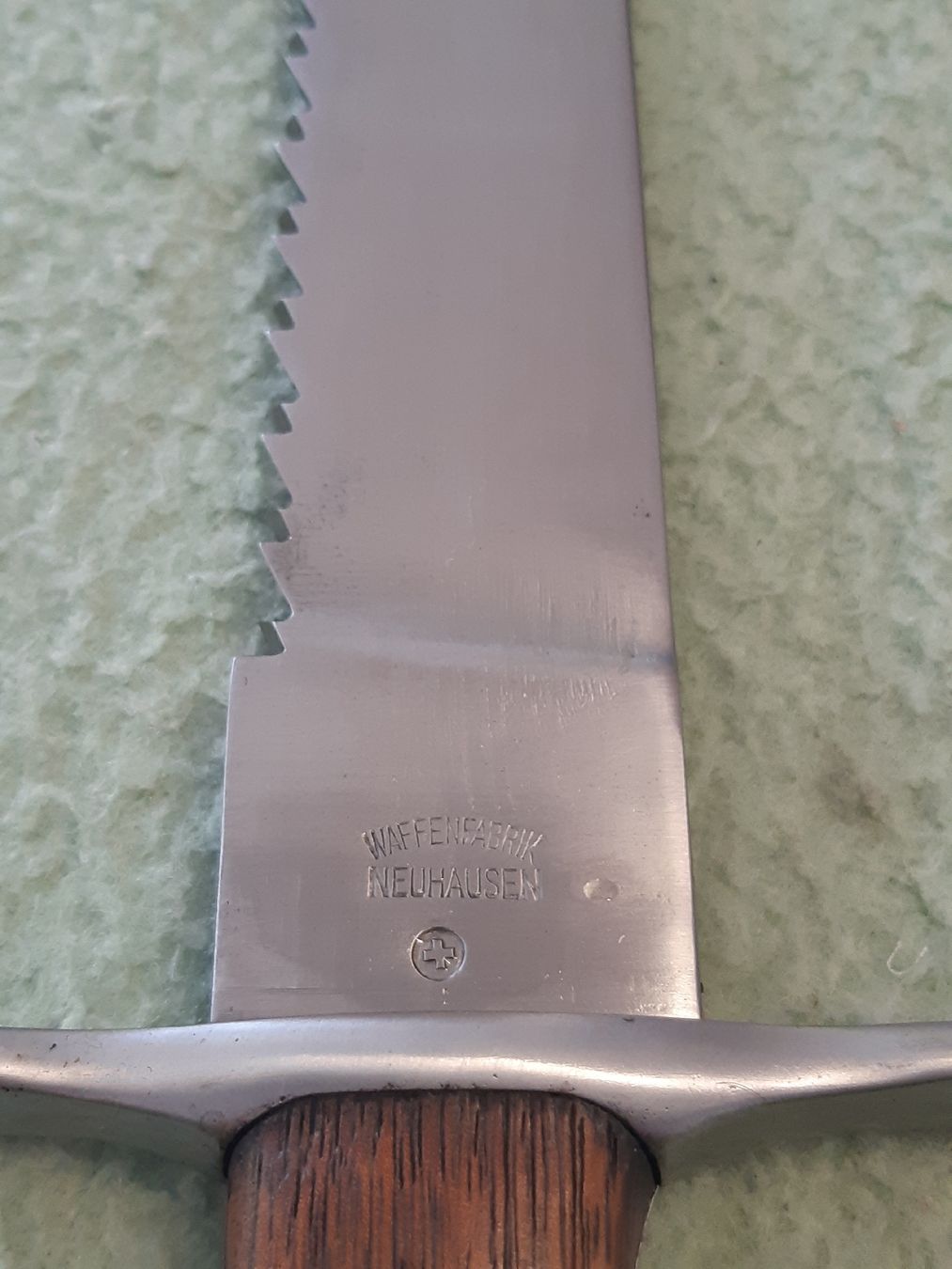 Schweizer Armee Stichwaffen: Faschinenmesser 1875/15 – Gebraucht aus Neuenkirch von STMK21 2