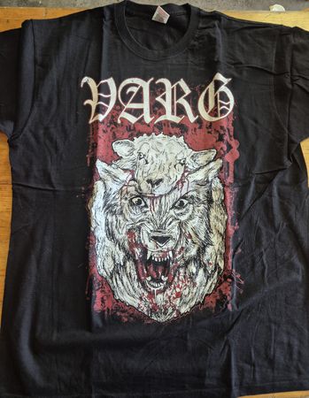 Varg . T-Shirt . black/ vikingmetal XL