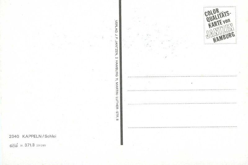 Cartoline postali: Hamburg - Kappeln Schlei Schiff + c1970 – Usato da Emmenbrücke venduto da teestube 1