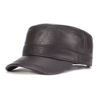 Wintermütze aus Leder  - Casquette d'hiver en cuir