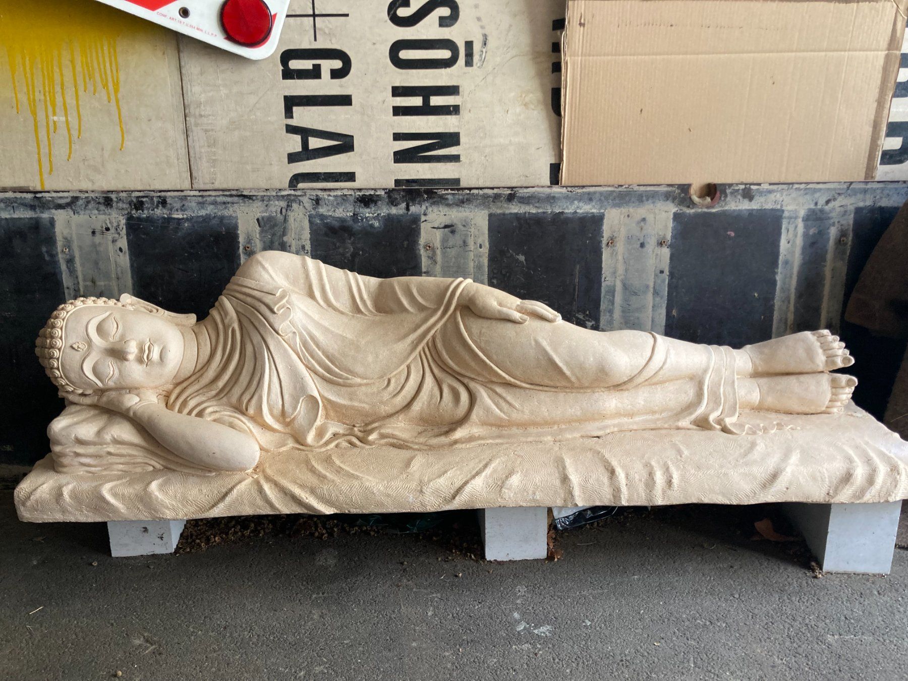 Sculture & Statue: Buddha Statue 130 cm, liegend – Usato da Hilterfingen venduto da Sabilui