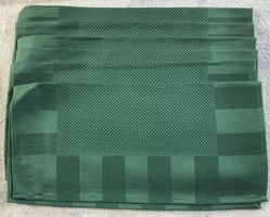 6 STOFF SERVIETTEN NEU 37.5X37.5CM 60% LEINEN 40% BAUMWOLLE