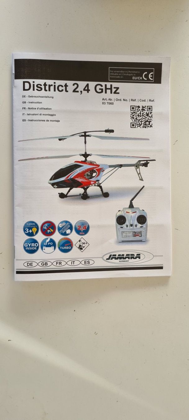 Modellismo RC: Helikopter Jamara District 2.4 GHz – Usato da Mettmenstetten venduto da swissric 7